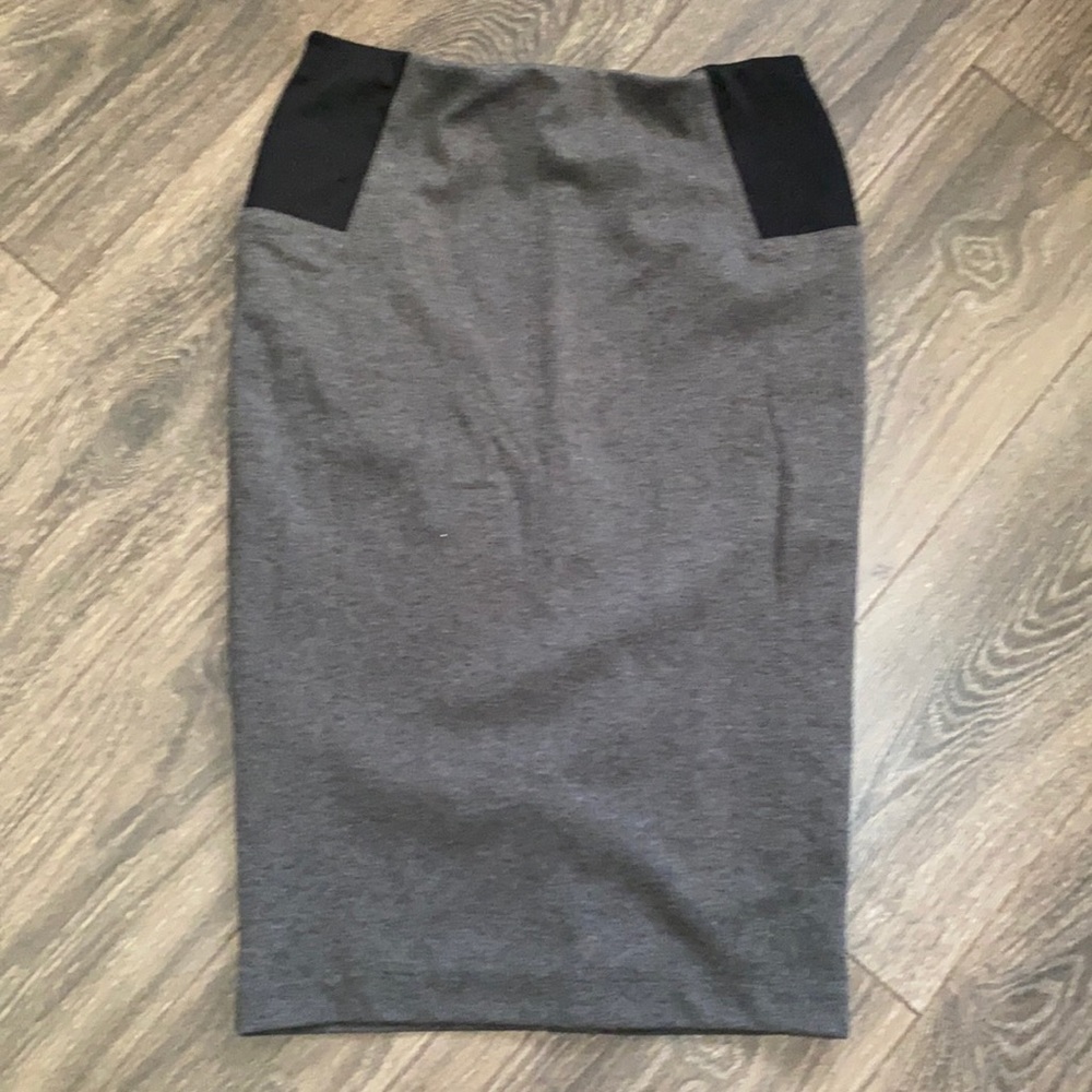 Grey work skirt